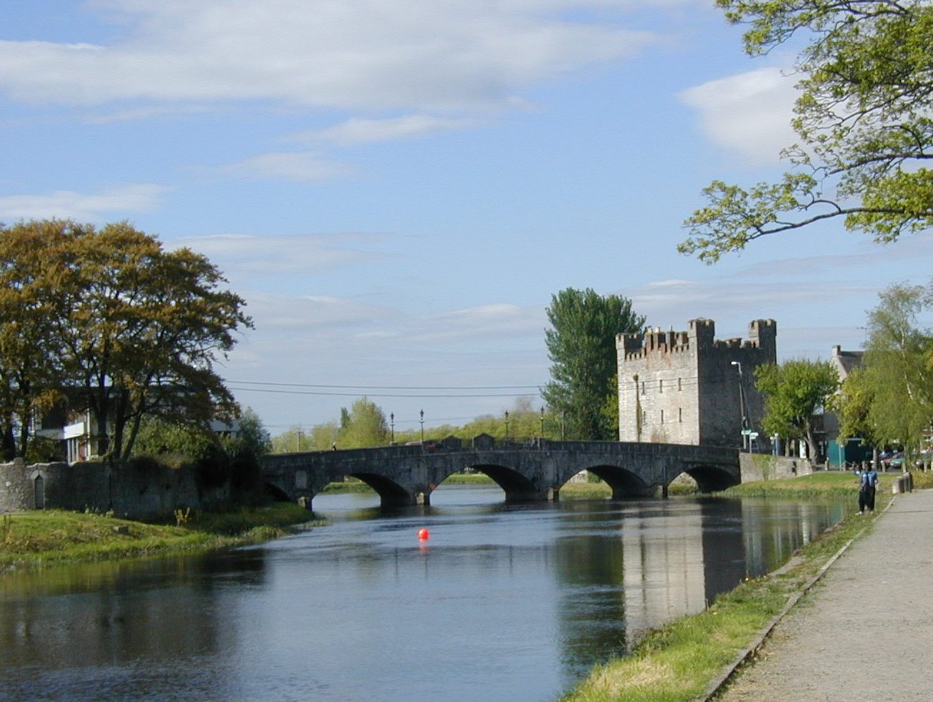 White's Castle beside the Barrow bridge in Athy